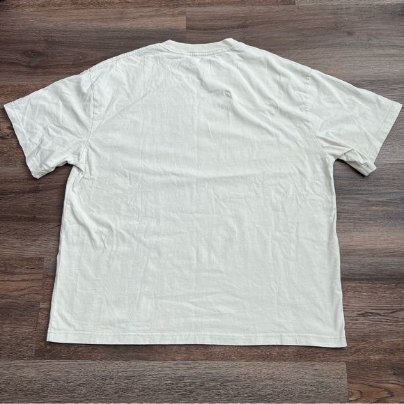 JAXXON Limited Edition Oversized Boxy Graphic T-Shirt Size Large Cream Angel Tee - Picture 4 of 8